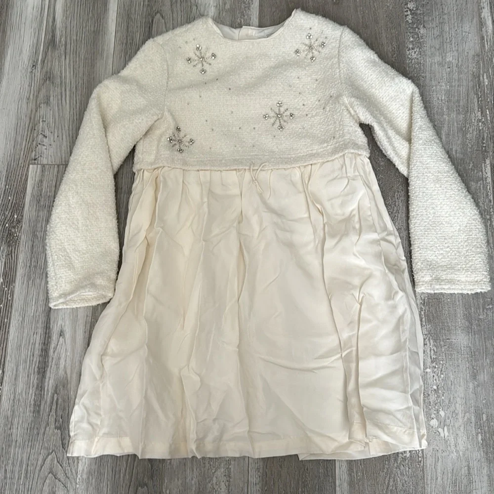 Zara Embroidered Yoke Dress Limited Edition